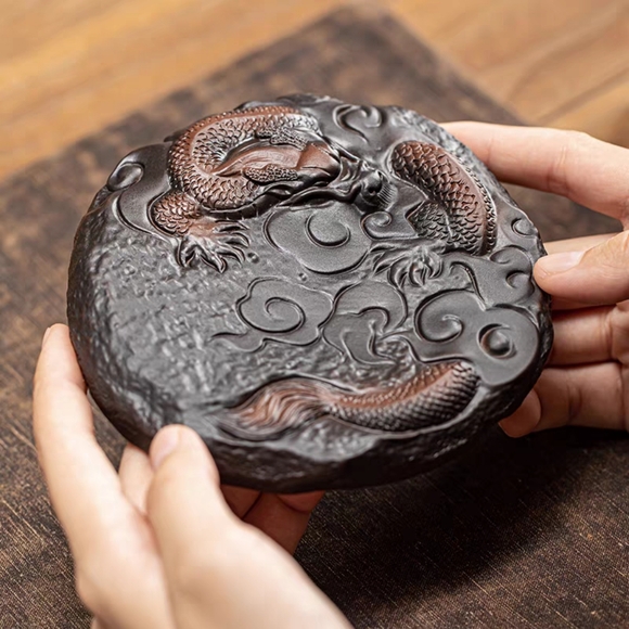 Dragon Ceramic Coaster with Box - Brand New - Picture 2 of 3